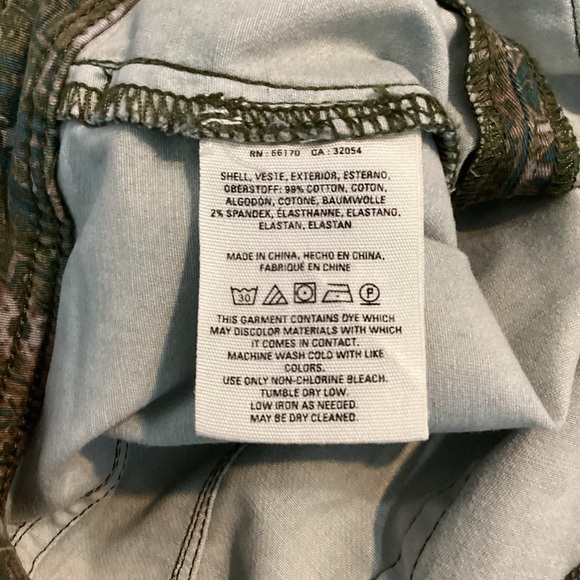 Anthropologie Cadet Slim Utility Pants Size 29 Green - Picture 6 of 6